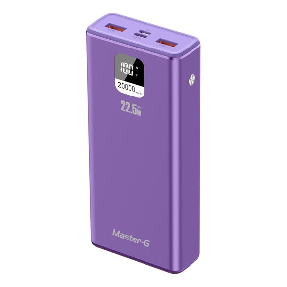 Cargador Portátil 20.000 mAh 22.5W Morado UCP20MPD