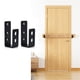 thumbnail image 3 of 2x4 (1 5x3 5 Pulgadas) Soportes De Barricada De Puerta (2 Piezas) Soporte De Barra Abierta De Acero U Para Madera 2 Por 4 Como Refuerzo De Puerta De Seguridad Bloqueador De Puertas Colga, 3 of 3