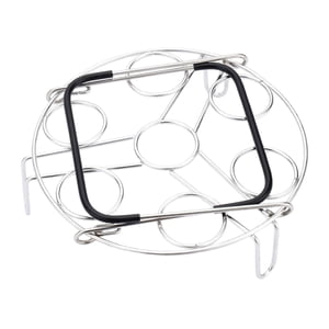 Bothyi - Rejilla Para Vaporera De Huevos, Herramienta De Cocina, Soporte Simple Para Huevos, Utensilio De Cocina, Mango De Silicona Multiusos