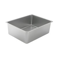 Ioensy - Caja De Arena De Acero Inoxidable Bandeja De Arena Portátil Para Gatos Inodoro Para Gatos Caja De Arena Para Gatos 60 Cm X 40 Cm X 15 Cm