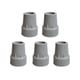 thumbnail image 3 of 5 puntas de muleta universales, gruesas, antideslizantes, reforzadas, anchas, resistentes. gris, 3 of 5