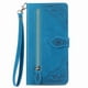 thumbnail image 1 of Flower Leather Phone Case With Zipper Lanyard Storage Bag &Flip Fashion Wallet For Samsung Galaxy Note 20 S20 S21 S22 Plus Ultra S20 S21 FE, 1 of 3