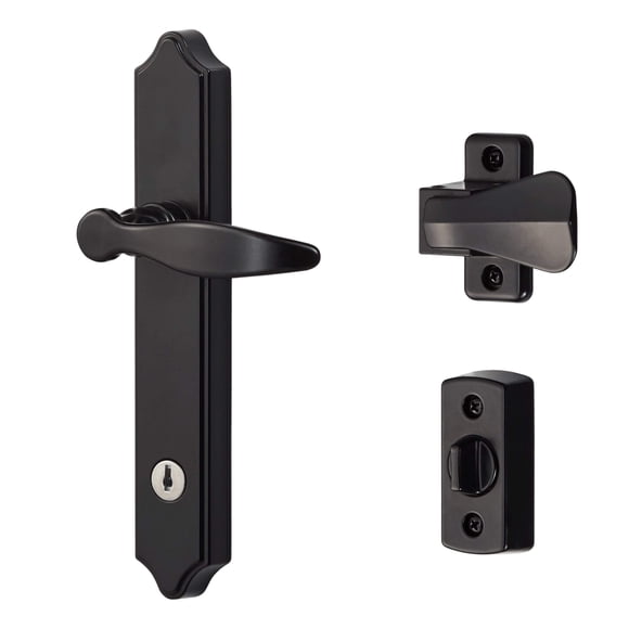 Tirador de puerta Storm Ideal Security 1216 con cerradura para 2,5 a 4 cm