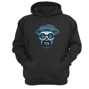 Genérico - Polerón Canguro Heinsenberg Gris Oscuro Talla Xs Unisex