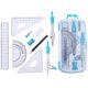 thumbnail image 2 of Set de Geometría Vobou 10 Piezas - Kit Escolar Azul, 2 of 7
