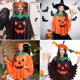 thumbnail image 5 of Disfraz OCTEEN Mujer Calabaza – Set de 3 Piezas: Poncho, Boina y Bolsa de Dulces, 5 of 6