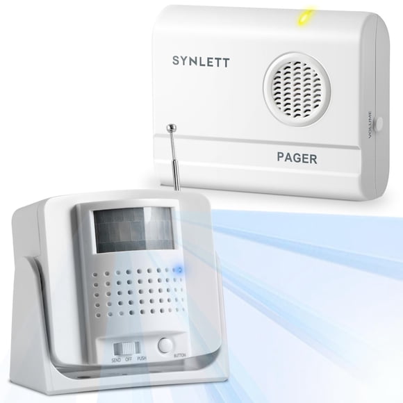 Localizador SYNLETT con alarma de cama para cuidadores con sensor de movimiento inalámbrico