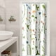 thumbnail image 1 of Transform Your Bathroom with our Botanical Watercolor Floral Shower Curtain Set - Includes 12 Hooks for Easy Installation!, 1 of 5