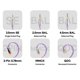 thumbnail image 4 of Cable IEM Linsoul Zonie de 16 conductores plateado en plata MMCX/3.5 mm, 4 of 7