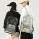 thumbnail image 3 of Women's Waterproof PVC Backpack Transparent Bag Teenagers Students Large Capacity School Bag Portable Multifunctional Zipper Bag, 3 of 3