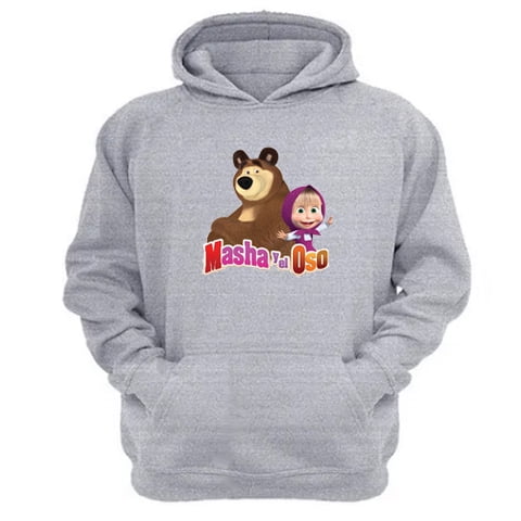 Genérico - Polerón Canguro Macha Gris Claro Talla Xl Unisex