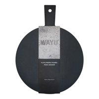 Plato Piedra Redondo De 42Cm Con Mango Cocina Wayu