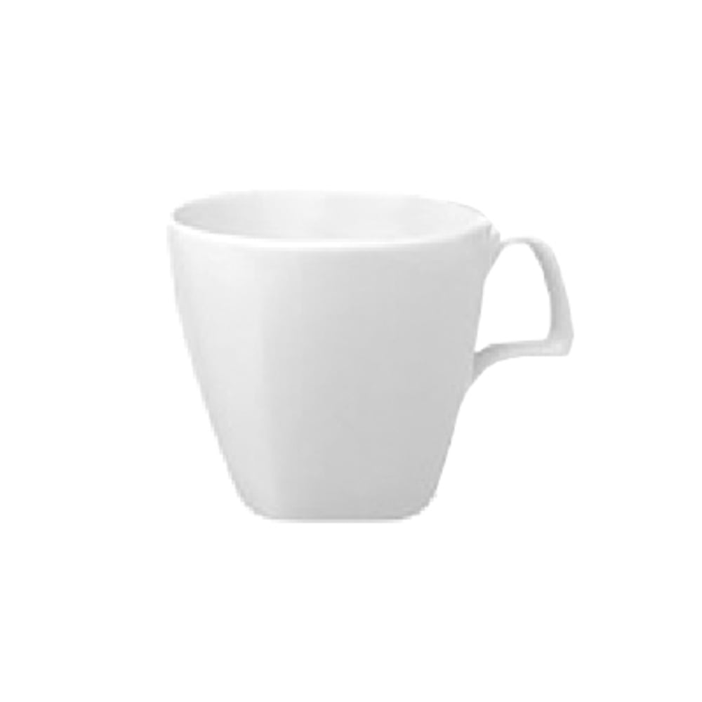 Star Fine Porcelain - Set De 24 Tazas Cafe De Porcelana Blancos Cuadrada 80cc Star Round