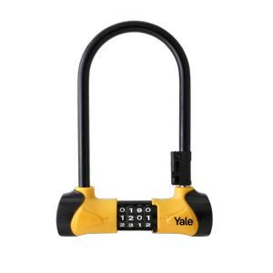 Candado Yale Bicicleta U-Lock 24Cm Combinación Negro