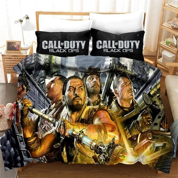 ed Call of Duty Bedding Set PillowcaseDuvet Cover Double Adult Kids Bedclothes