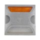 thumbnail image 1 of Marcador De Pavimento De Carretera De Aluminio, Perno Prisionero Reflectante De Grado Comercial, Plateado, 1 of 5