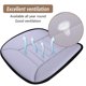 thumbnail image 3 of Cojín de Asiento MYFAMIREA 51x47 cm Espuma Viscoelástica Gris, 3 of 7