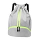 thumbnail image 5 of Mochila Con Cordón Para Gimnasio, Con Separación De Ropa Seca Y Húmeda, Ideal Para Playa, Senderismo, Piscina, Color Gris, 5 of 5