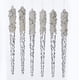 thumbnail image 1 of Carámbanos de plástico Ornament Kurt Adler con purpurina, 6 pulgadas, 6 unidades, 1 of 1