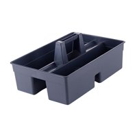 Magideal - Estuche De Transporte Para Herramientas De Limpieza - Cesta De Almacenamiento Con Compartimentos Y Asa A Prueba De Caídas - Cesta De Recolección De He Medio