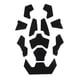 thumbnail image 1 of Pegatinas Para Casco De Corte Alto, Accesorios Para Casco Rápido, Exterior Modificado, 11 Unidades/juego, Color Negro, 1 of 5