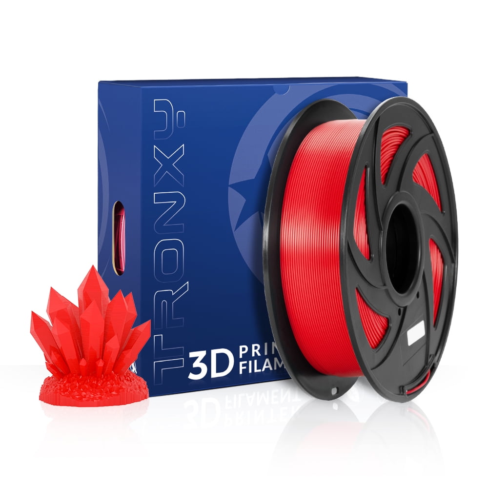 Tronxy - Filamento 3d Pla + Rojo De 1.75mm Y 1kg