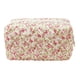 thumbnail image 1 of Bolsa De Cosméticos Con Estampado Floral Para Mujer, Bolsa De Maquillaje De Viaje Para Pinceles, Herramientas, Aparador, Rojo Y Verde, 1 of 5