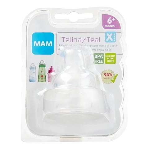 Mam - 2 Tetinas Flujo 4 Ultra Vent 6 Meses