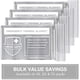 thumbnail image 2 of Mantas de emergencia térmicas de Mylar Swiss Safe, paquete de 10, 2 of 6