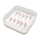 thumbnail image 3 of 10x Señuelos de pesca con mosca cebos de pesca de Metal con caja de almacenamiento cebos artificiales con ganchos para lubina, trucha, salmón aparejos, 3 of 5