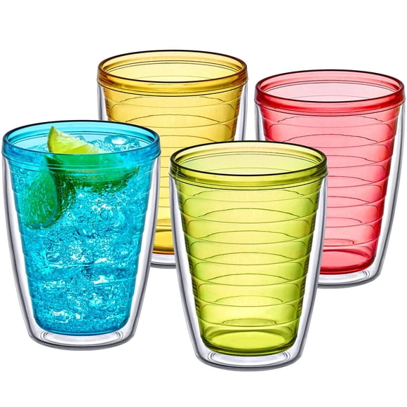 Juego de 4 Vasos Térmicos Amazing Abby 473 ml Colores Mixtos