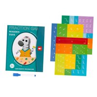 Magideal - Círculos De Fracciones Con Porcentajes Azulejos De Fracciones Para Niños Aprendizaje De Fracciones Matemáticas Cebra