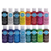Cra-Z-Art - Set De Pintura Acrílica Palmer 60 Ml, 16 Colores Con Acabado Mate