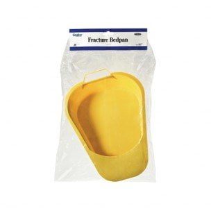 Hanging Fracture Bedpan Graham-Field 2302-B para adultos, color dorado