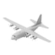 thumbnail image 3 of Modelo de avión de aleación, regalos coleccionables, adornos de exhibición de avión a presión, modelo de para mesa, café, colección, 3 of 5