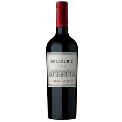 Vino Tinto Estate Cabernet Sauvignon Reserva 14° Botella 750 Cc Errazuriz