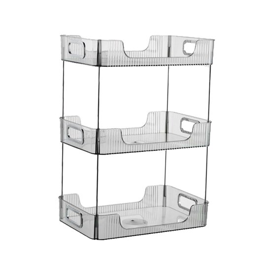 Uucntr - Estante Organizador De Almacenamiento De Cosméticos Para Cocina, Hogar, Despensa, Encimera, Gris