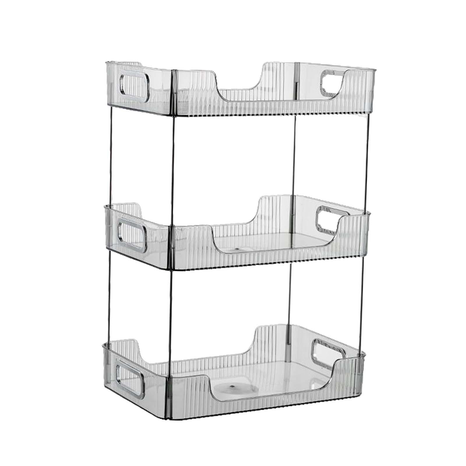 Uucntr - Estante Organizador De Almacenamiento De Cosméticos Para Cocina, Hogar, Despensa, Encimera, Gris