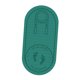 thumbnail image 5 of Happín De La Cuerda Antideslizante Alfombrilla De La Matiz De Yoga Almohadilla Del Protector 1400x660x6mm Verde, 5 of 5