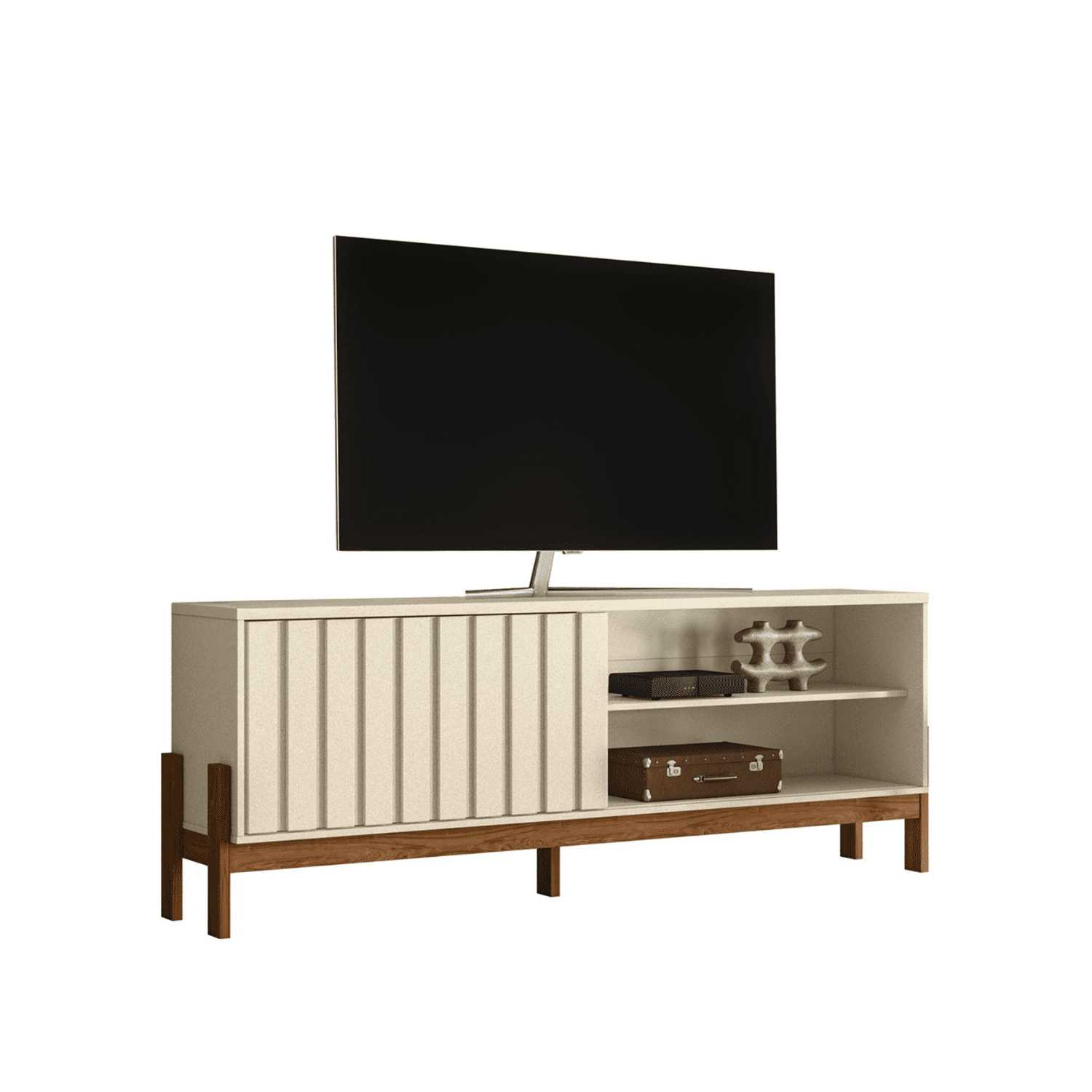 Exit - Rack Tv Hasta 75 Pulgadas Aurora Beige Roble
