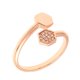 thumbnail image 2 of Anillo Sole du Soleil Daffodil de oro 18k, 14 CZ, banda de 2 mm, 2 of 9