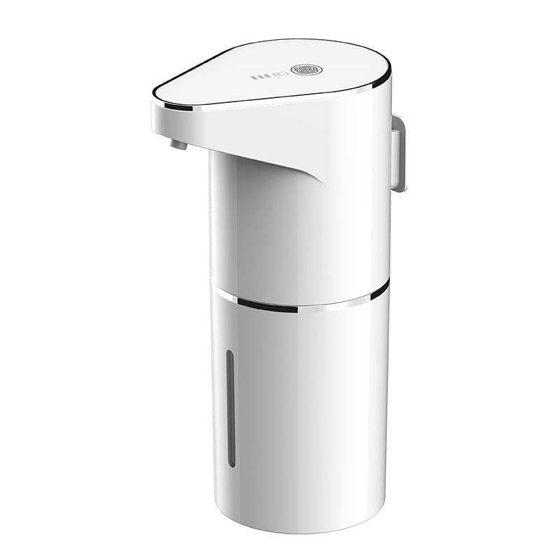 Xusx111 - Dispensador Automático De Jabón De Espuma, Dispensador Eléctrico De Jabón De Bomba De Mano Libre Recargable Para Encimera Del Baño, Cocina 350ml (blanco, 19.3 * 11.6 * 7.5cm)