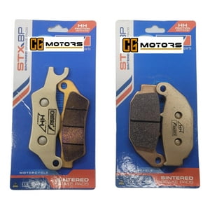 Genérico - Pastilla Freno Del + Tras Honda Invicta 150 / Modelo Antiguo