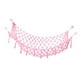 thumbnail image 5 of Hamaca de almacenamiento de juguetes de peluche, soporte para hamaca de esquina, organizador colgante hecho a mano para habitación de niños, red de ha Rosa, 5 of 5