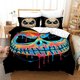 thumbnail image 1 of Gothic 3D Skull Bedding Set Duvet Cover Set Jack And Sally Duvet Cover Decorative Bedding for Teenagers Boys Girl Gift, 1 of 5