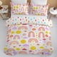 thumbnail image 4 of Purple Unicorn Full Bedding Set for Kids Boys Girls Glitter Galaxy Unicorn Duvet Cover 3 Piece Space Unicorn Comforter Cover, 4 of 5