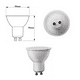 thumbnail image 2 of Ampolleta Led Dimeable Gu-10 5,5w / Hb Led Color De La Luz Cálido, 2 of 2