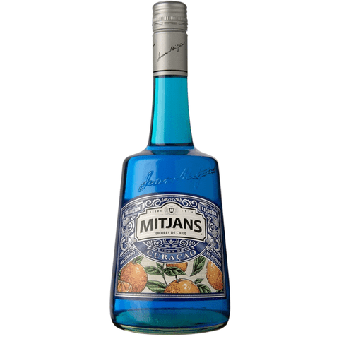 Licor Mitjans Licor Blue Curacao 20° 750Cc