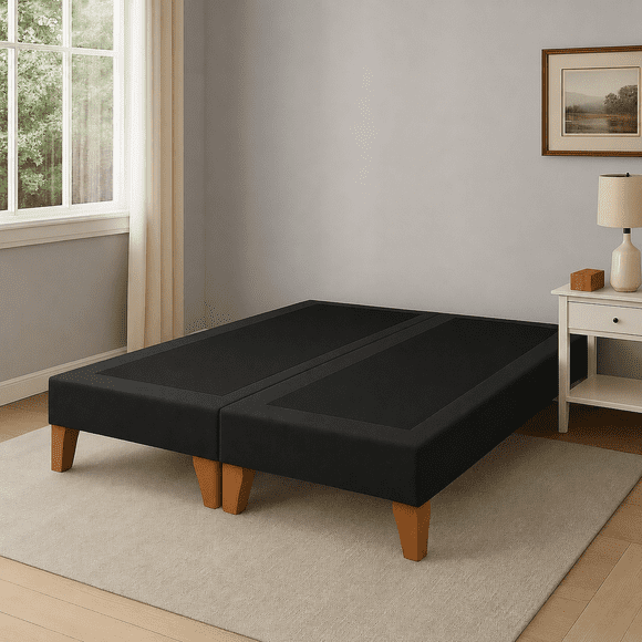 Base De Cama 2 Plazas Negra
