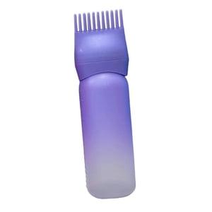 Magideal - Cepillo Para Botella De Tinte Para El Cabello, Recipiente Dispensador Para Teñir El Cabello, Botella De Champú Y Aceite Para El Cabello Para Salón De Violeta